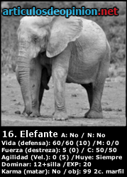Carta de elefante